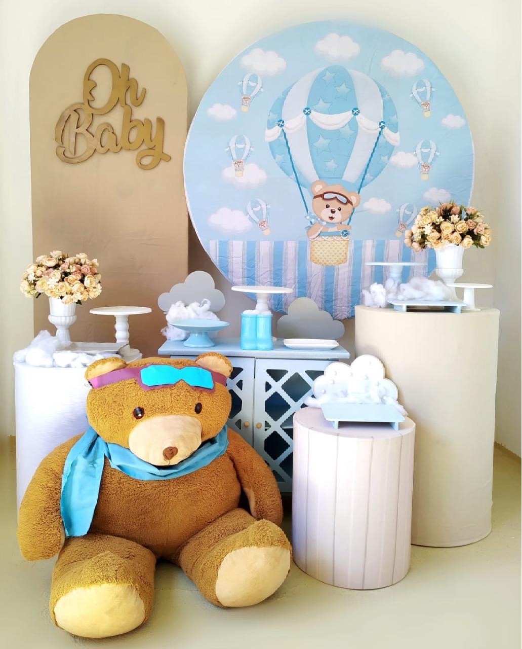 Ursinho Baloeiro - Kit Diamante 2 - Beca Decorações