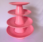Bandeja Redonda Ferro Rosa Chiclete Gg (Locação) - imagem 2