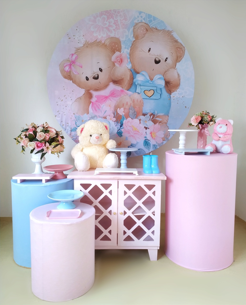 Chá Revelação Ursinhos ( Kit Ouro 2) - Beca Decorações