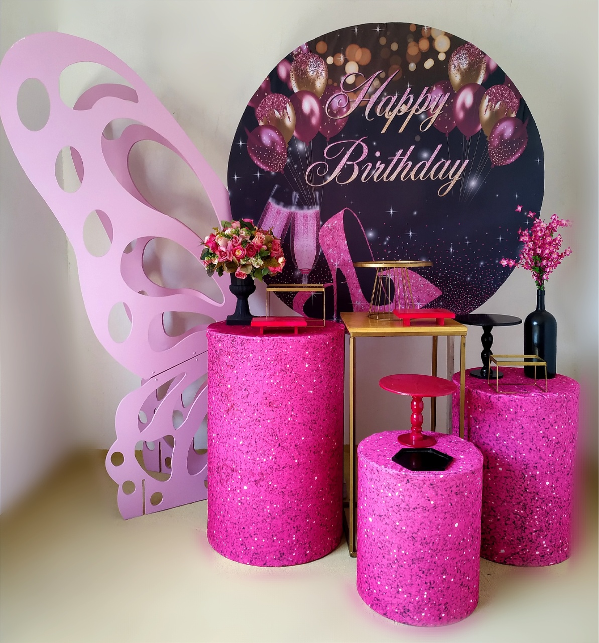 Happy Birthday - Kit Diamante  - Beca Decorações