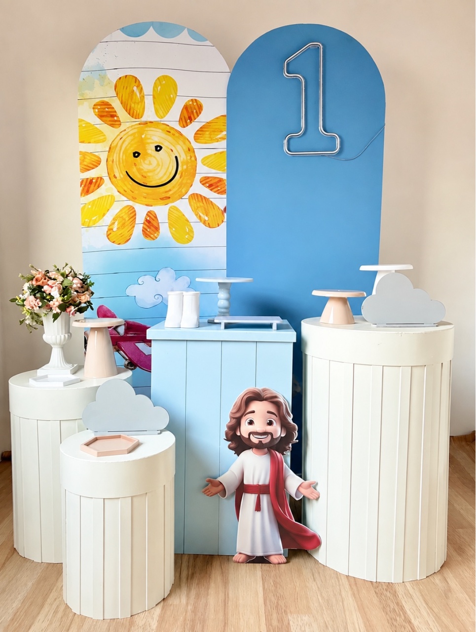 Jesus Azul (Composição) - Beca Decorações