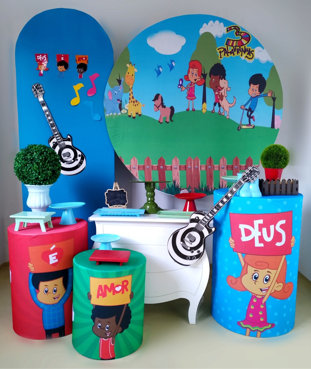 3 Palavrinhas (Kit Diamante) - Beca Decorações