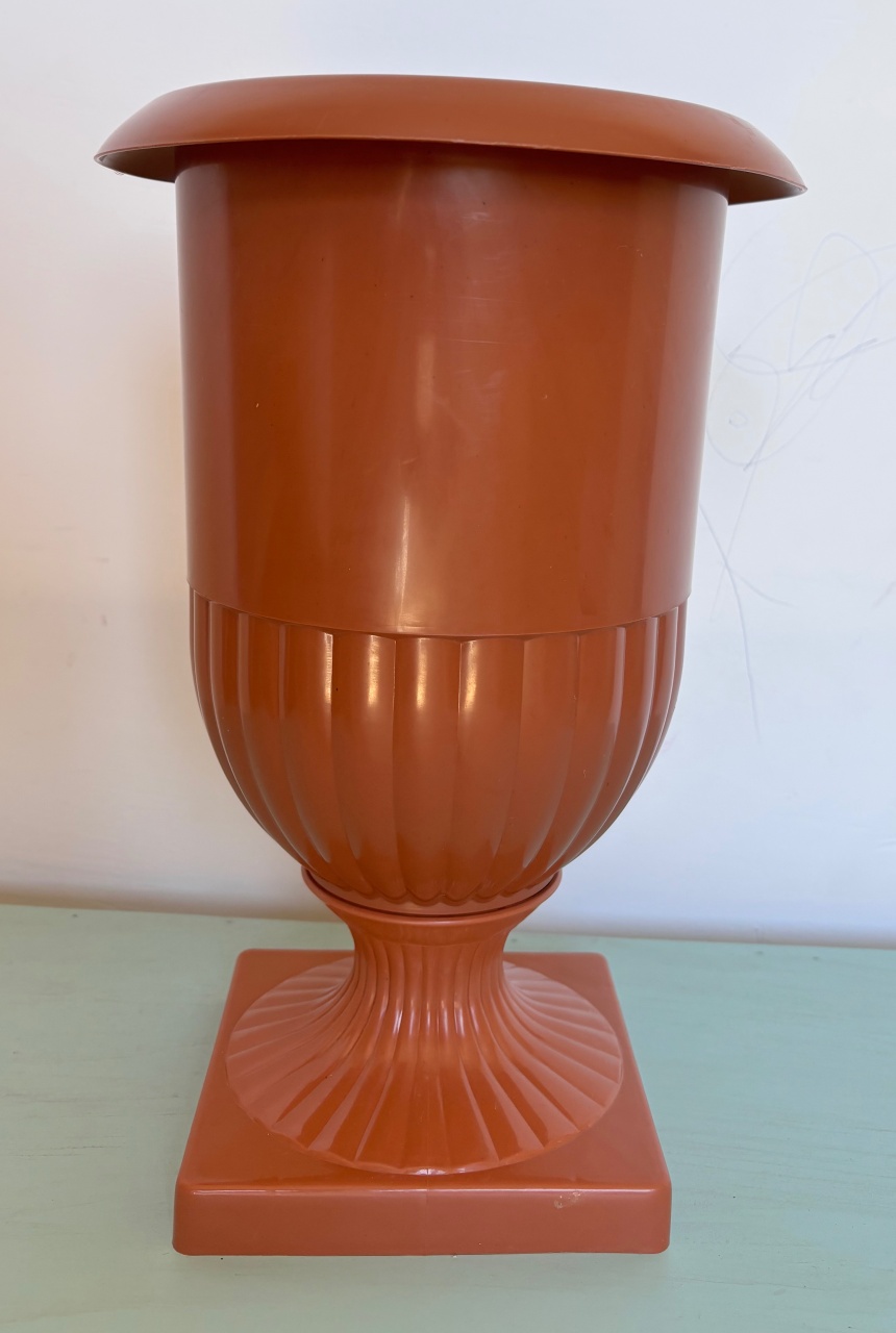Vaso Marrom Romano  - Beca Decorações