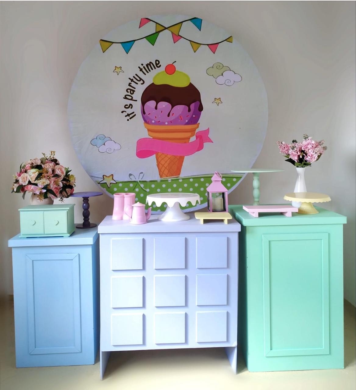 Sorvetinho (Kit Ouro) - Beca Decorações
