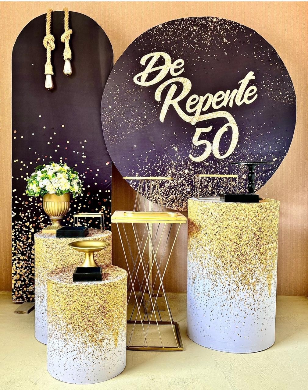 de Repente 50 (Kit Diamante) - Beca Decorações