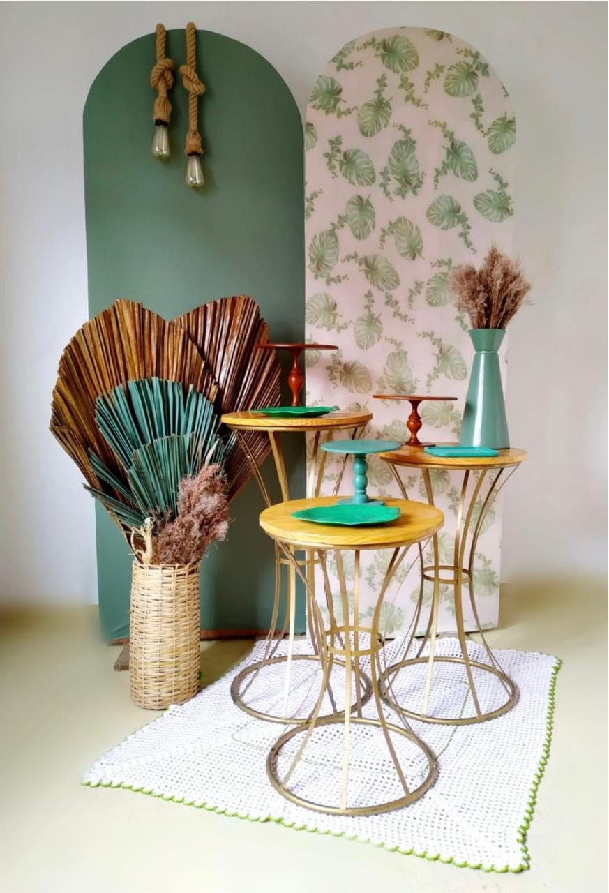 Verde Com Costela de Adão - 2 Romano (Composição) - Beca Decorações