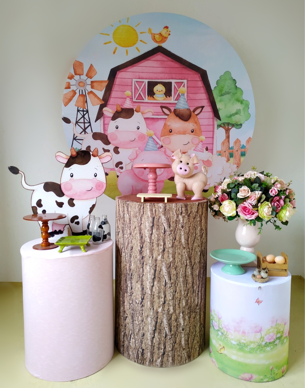 Fazendinha Rosa - Beca Decorações