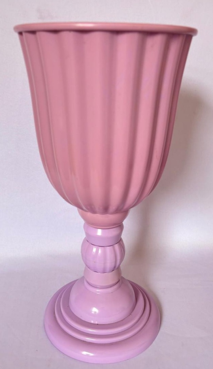 Vaso Dubai Lilás G (Locação) - Beca Decorações