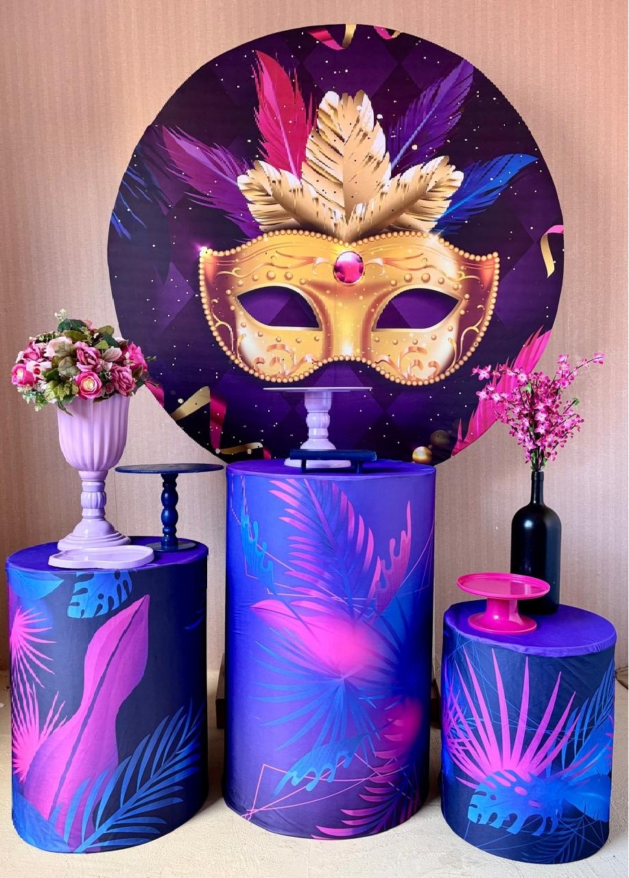 Carnaval - Kit Prata - Beca Decorações
