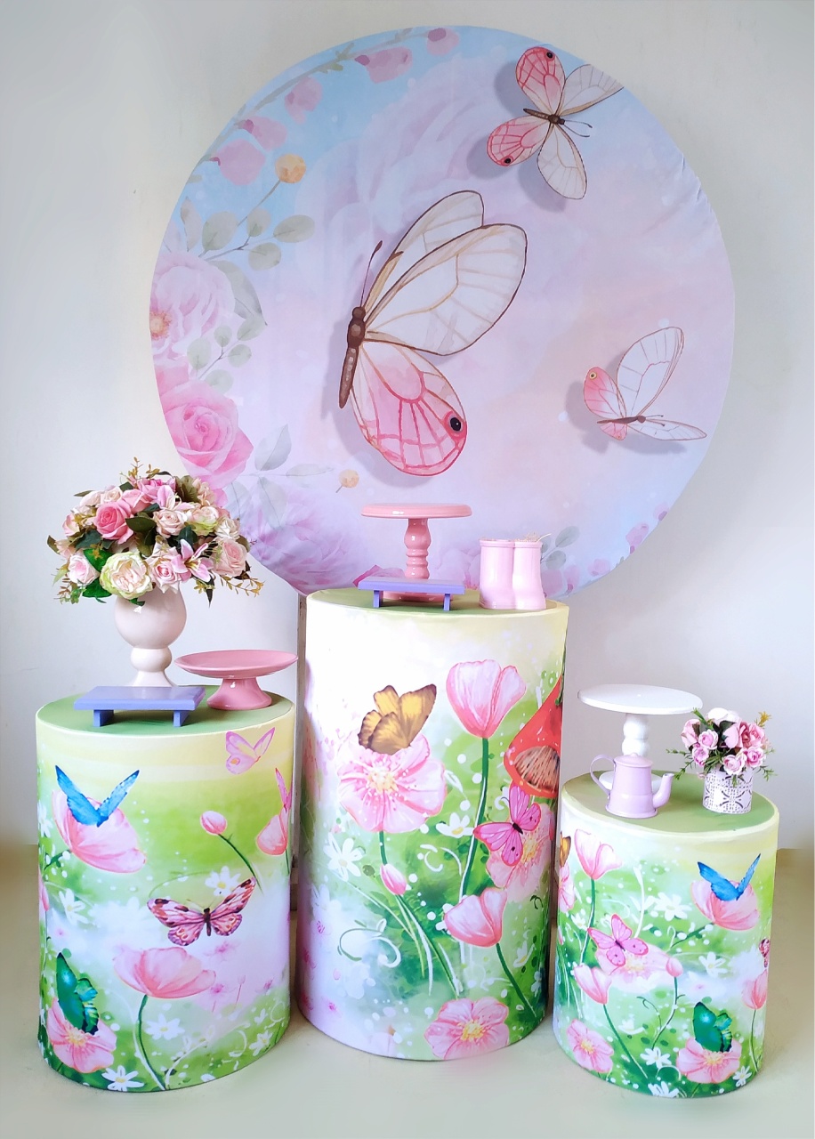 Borboleta ( Kit Prata)  - Beca Decorações