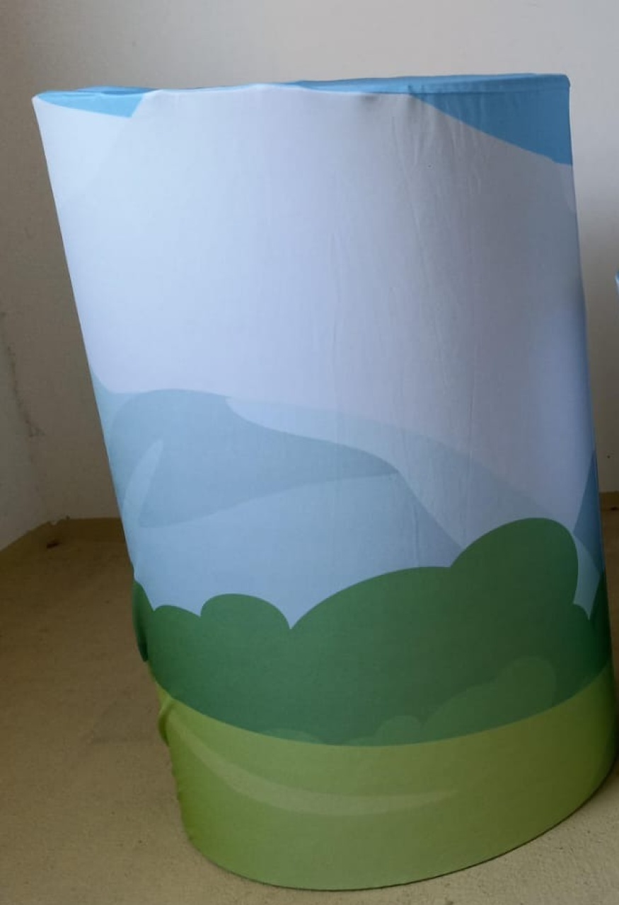  Capa de Cilindro Paisagem G (Locação) - Beca Decorações