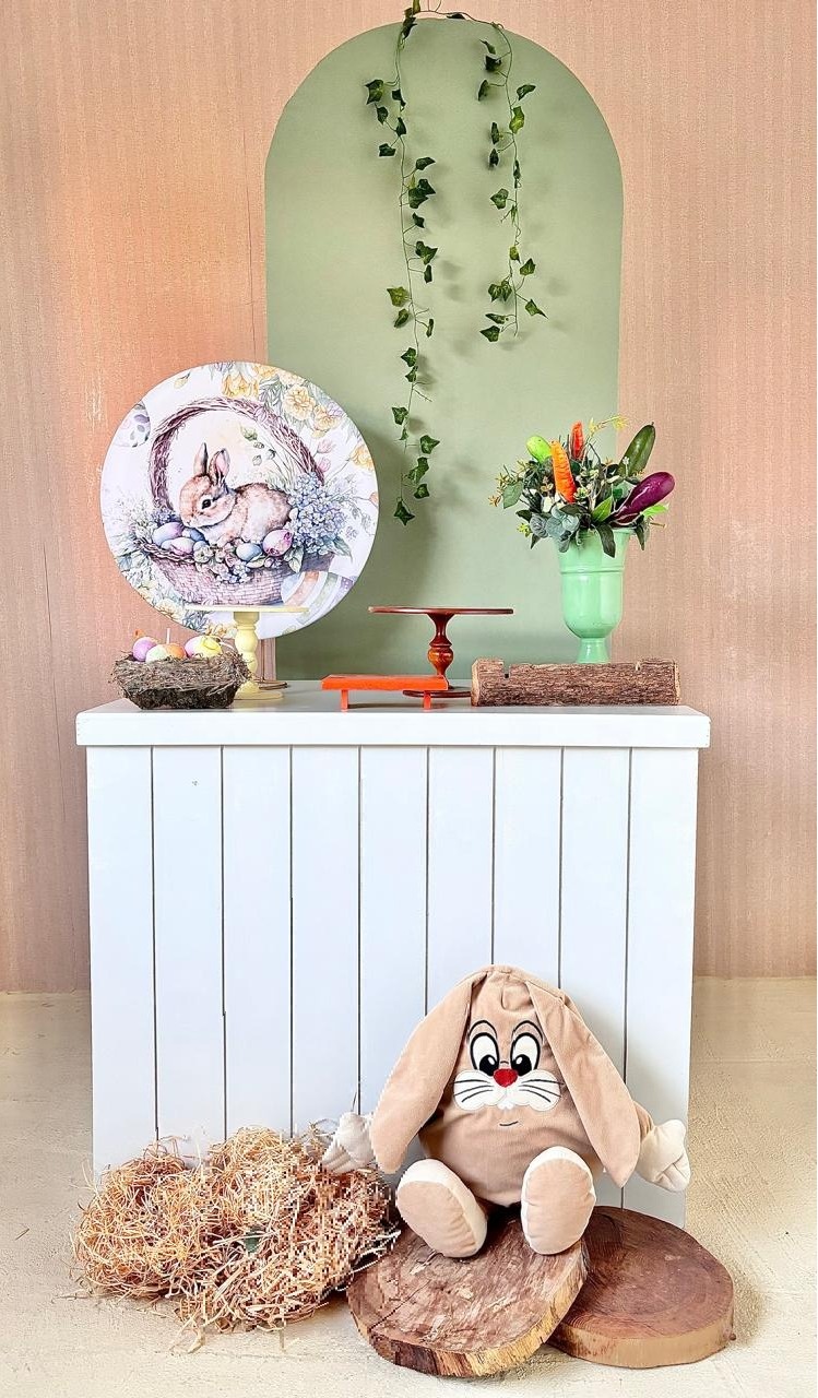 Pascoa Com Painel Romano (Mini Kit) - Beca Decorações