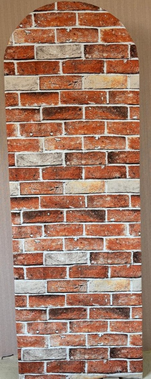  Painel Lateral Tijolinho (Locação) - Beca Decorações
