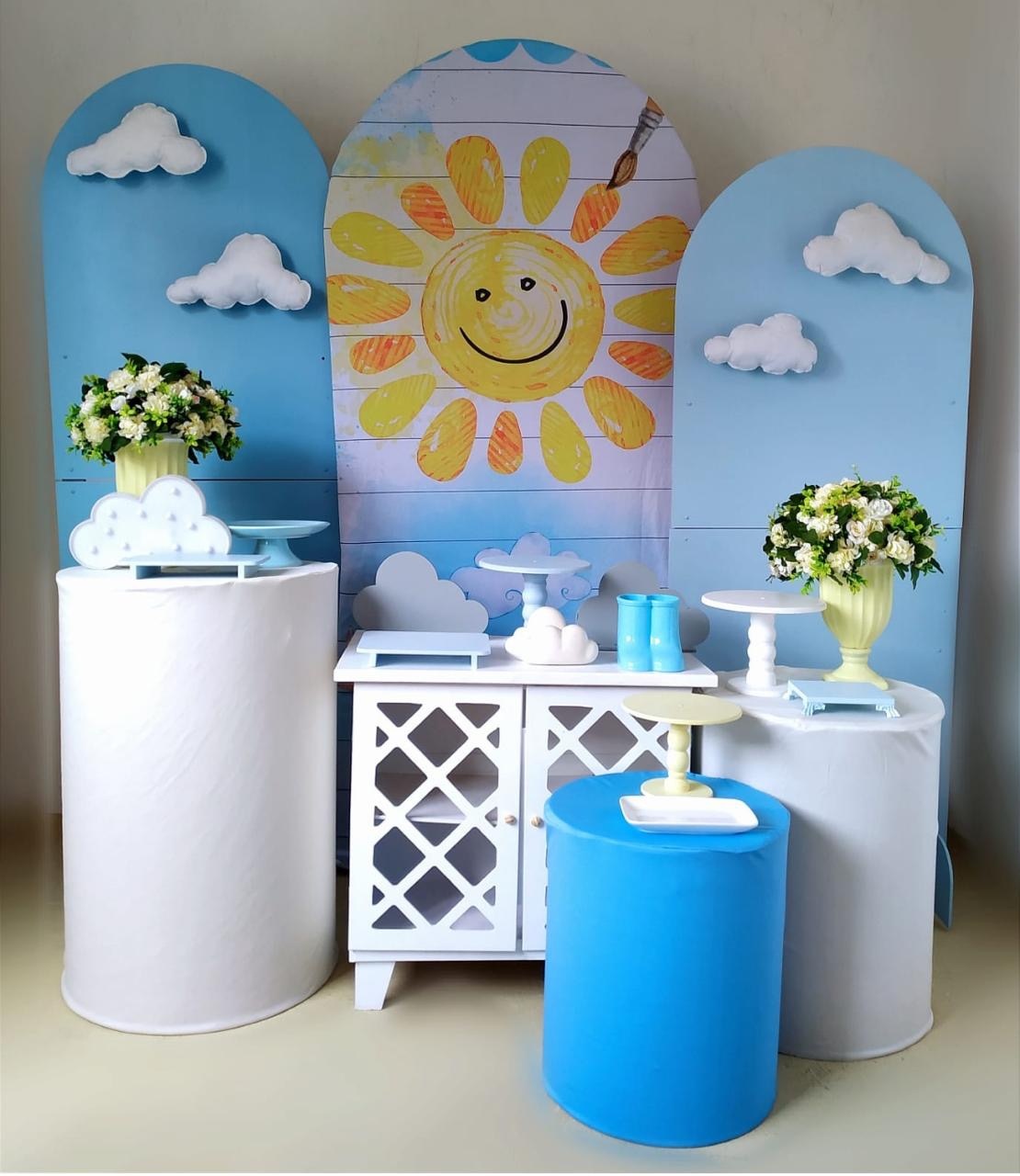 Sol Aquarela (Composição) - Beca Decorações