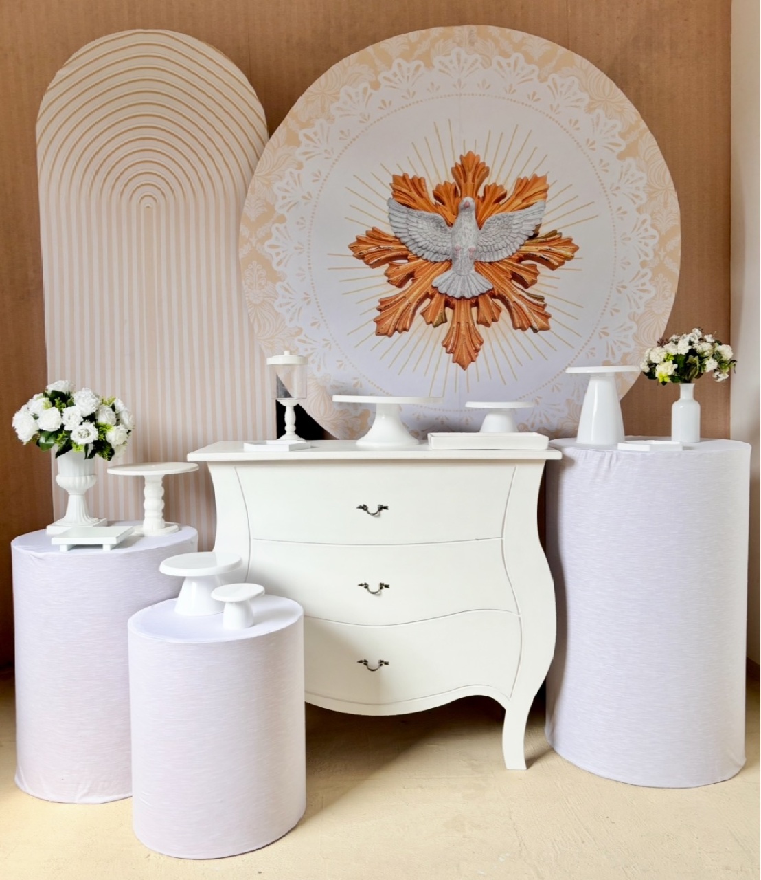 Batizado Pomba (Kit Diamante) - Beca Decorações