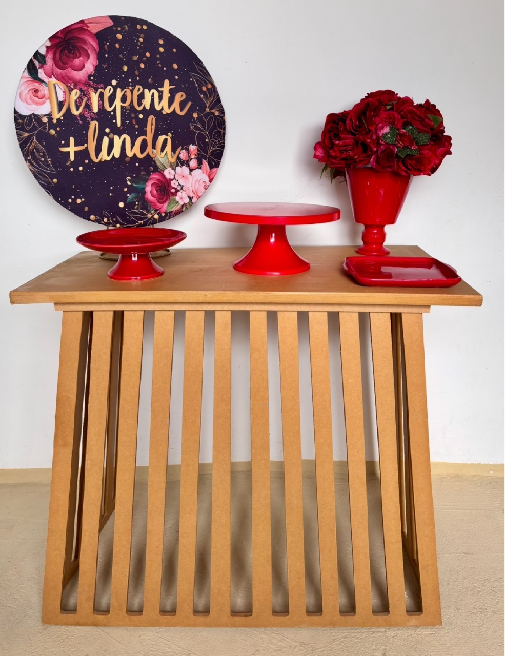 de Repente +Linda Rústico ( Mini Kit)  - Beca Decorações