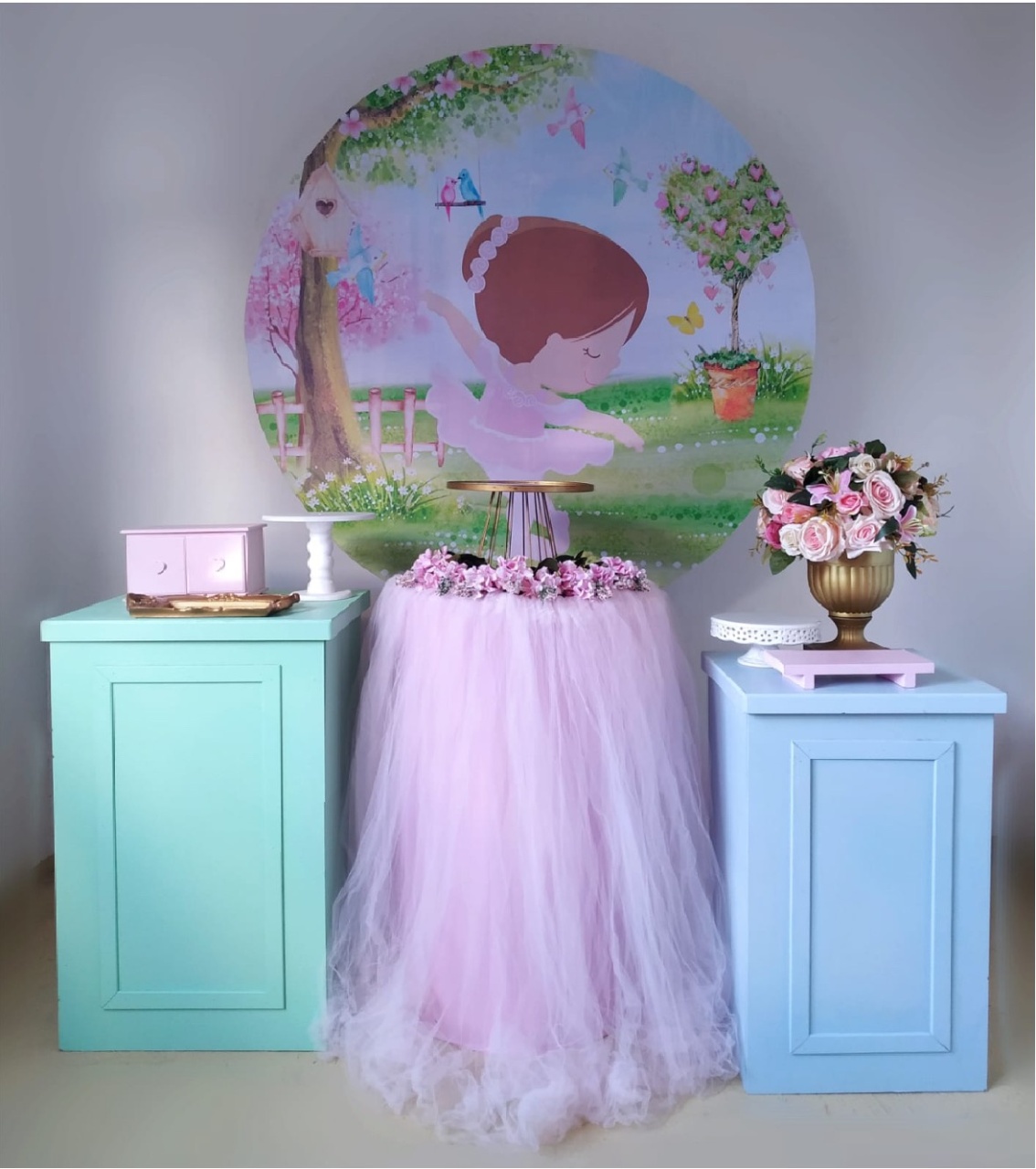 Bailarina 2 ( Kit Prata 1) - Beca Decorações