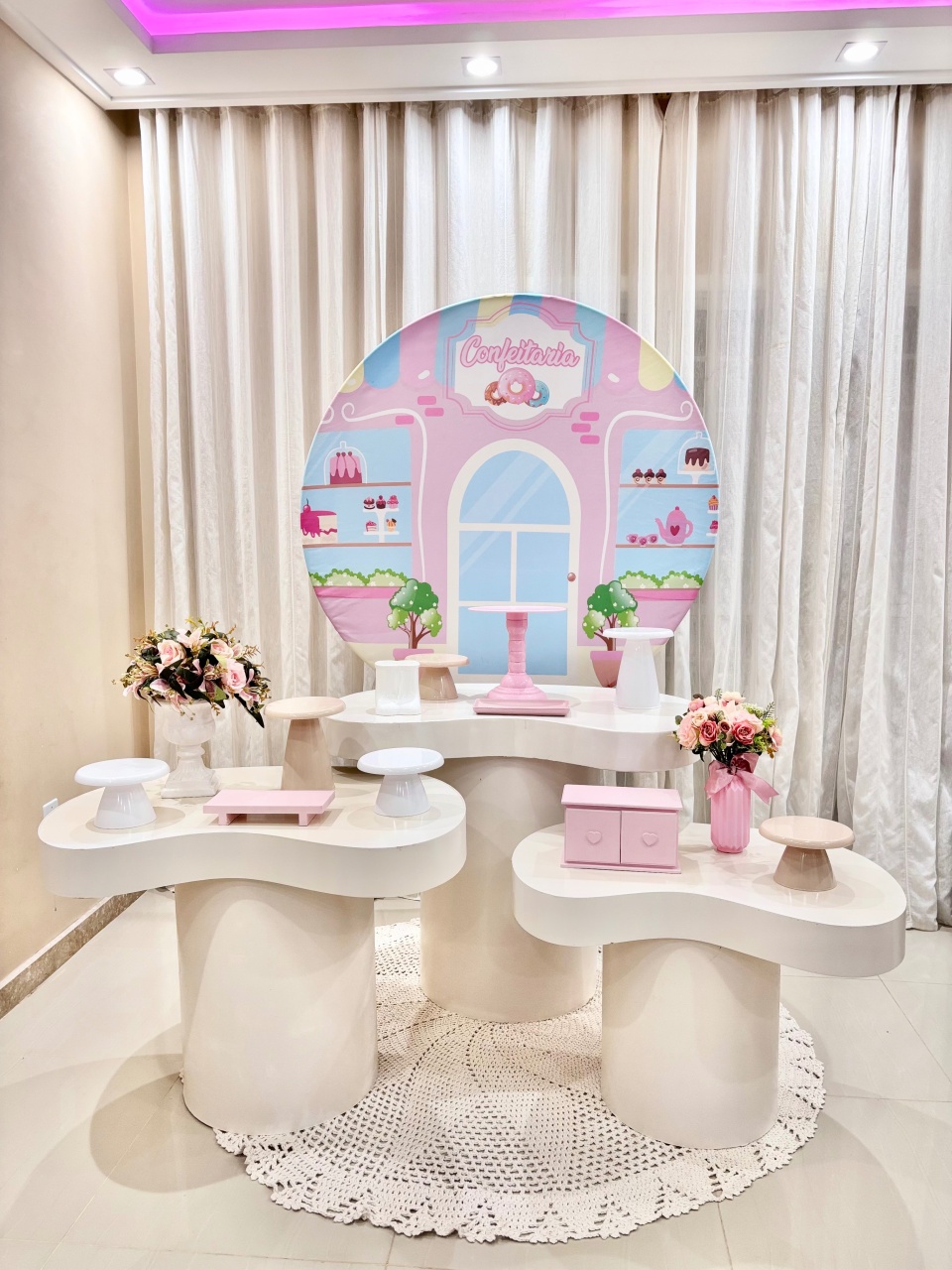Confeitaria- Mesas Orgânicas  - Beca Decorações