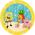 Painel Redondo Bob Esponja - imagem 2
