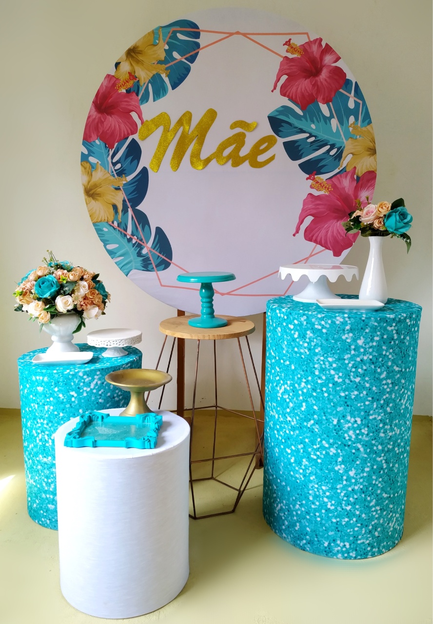 Dia das Mães Tiffany - Kit Ouro - Beca Decorações