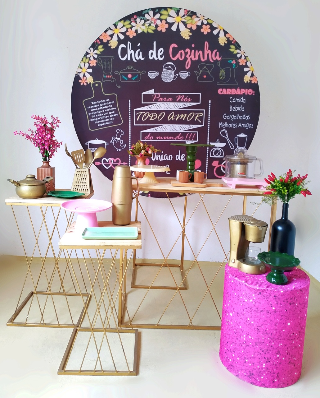 Chá de Cozinha (Kit Ouro 1) - Beca Decorações
