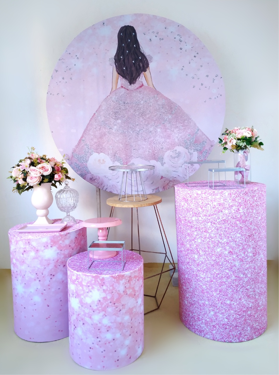 15 Anos Vestido - Kit Ouro - Beca Decorações