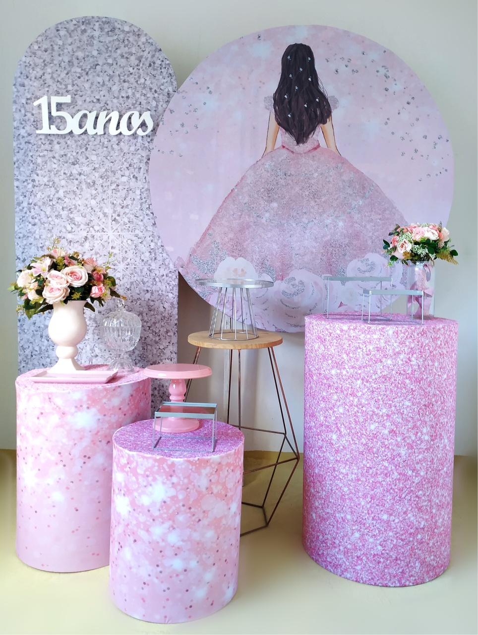 15 Anos Vestido - Kit Diamante 2 - Beca Decorações