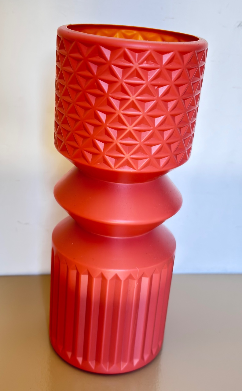 Vaso Moderno Rosê - Beca Decorações