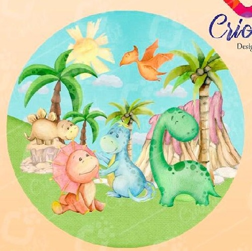 Mini Painel Dino Baby - Beca Decorações