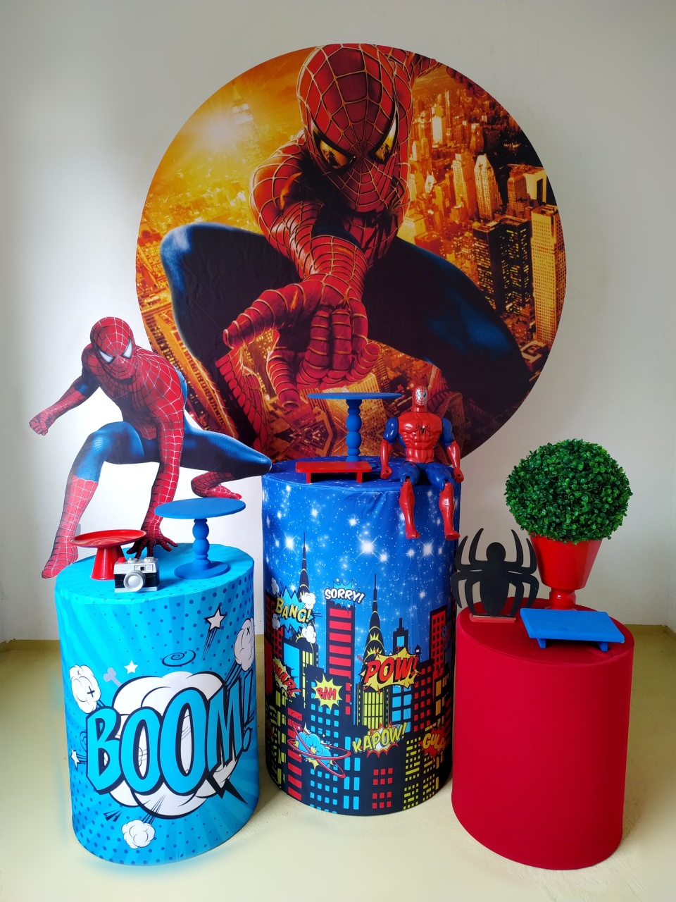 Homem Aranha (Kit Prata) - Beca Decorações