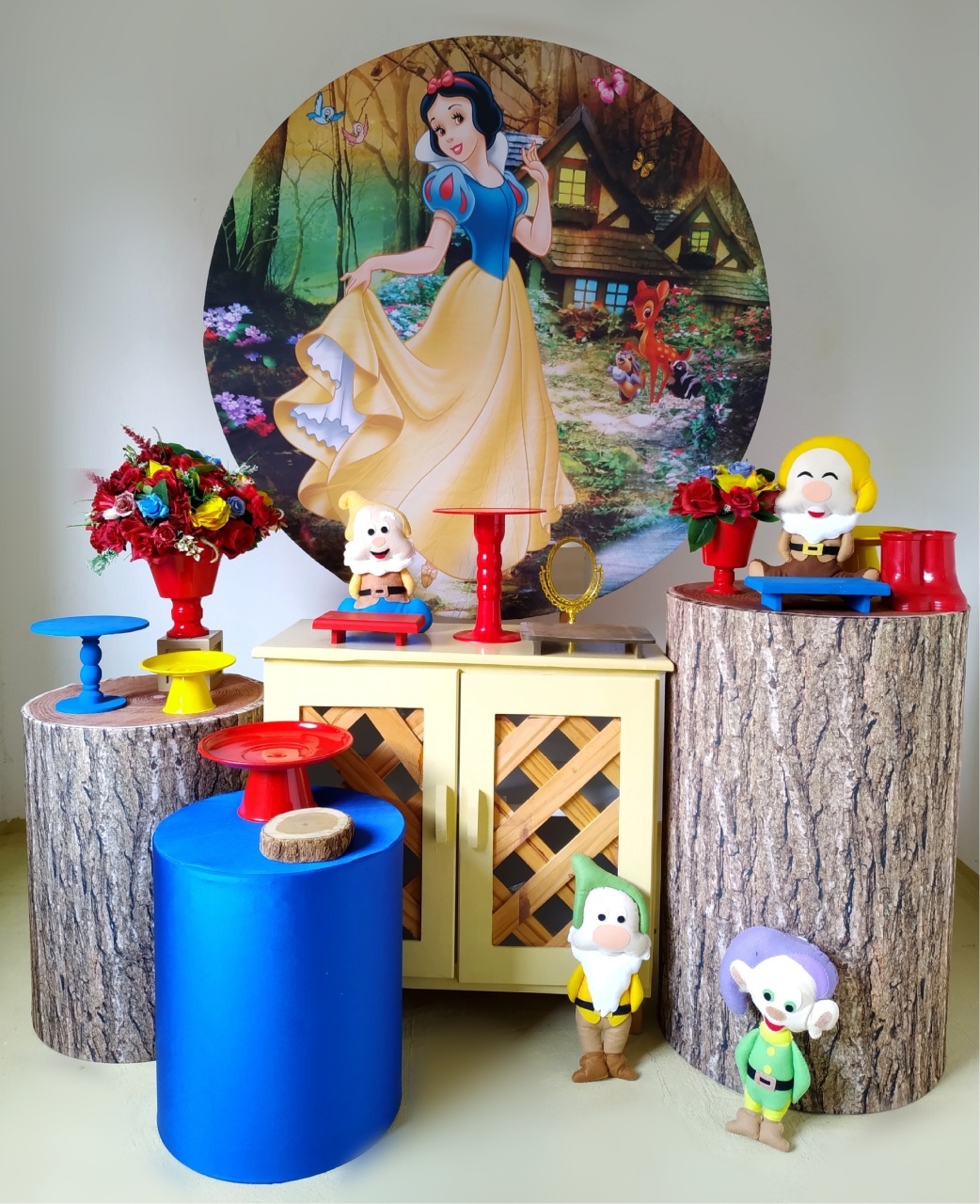 Branca de Neve - Kit Ouro - Beca Decorações