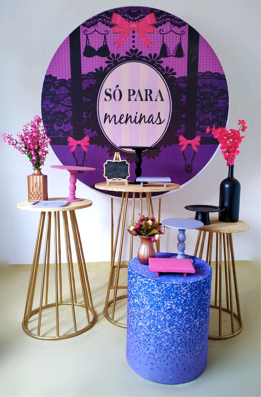 Chá de Lingerie - Kit Ouro 2 - Beca Decorações