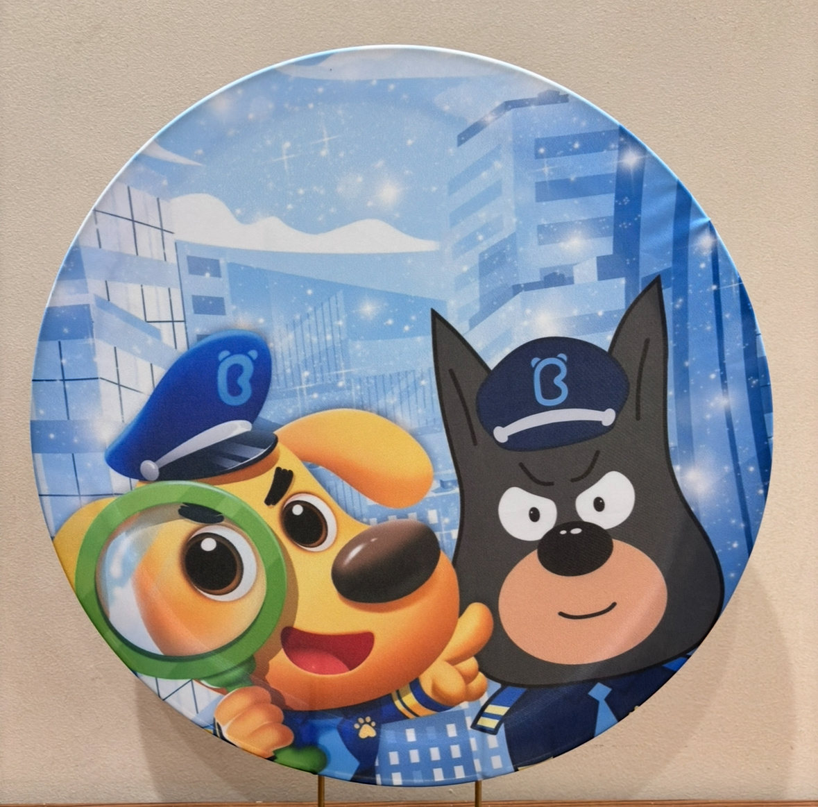 Mini Painel Detetive Labrador - Beca Decorações