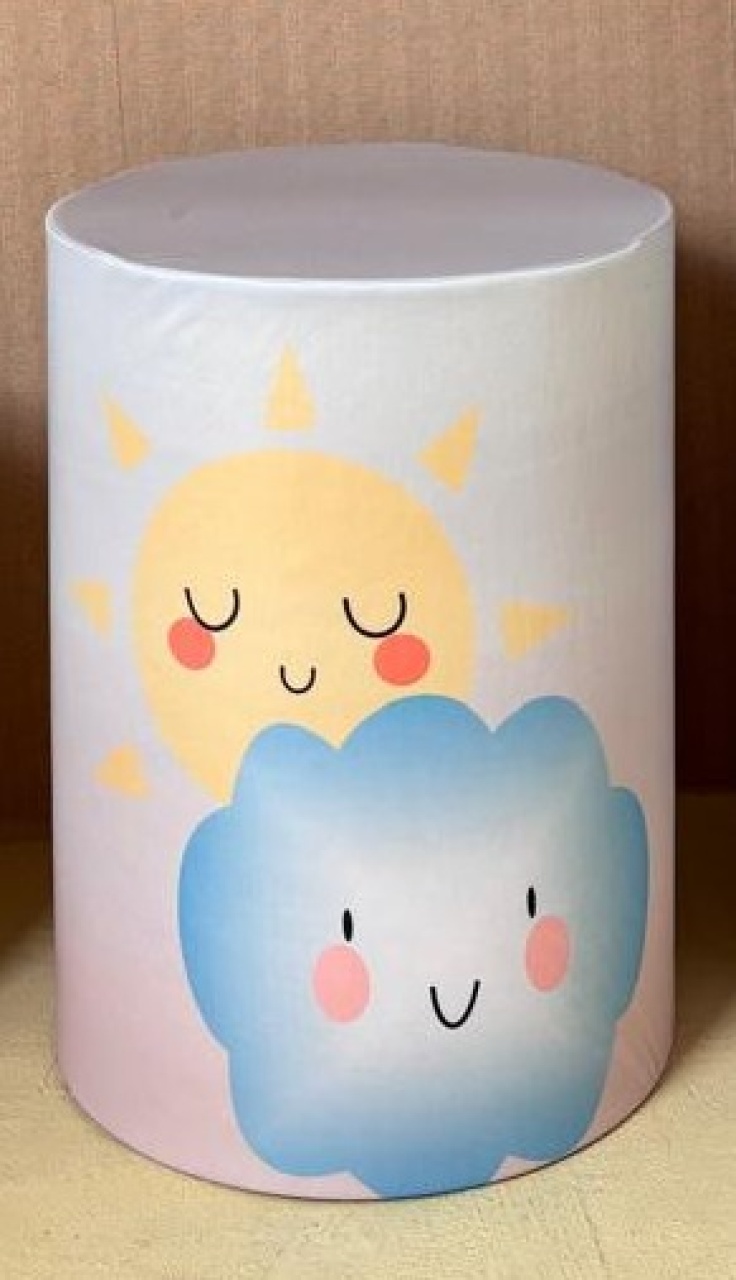Capa de Cilindro Chuva de Amor M (Locação)  - Beca Decorações