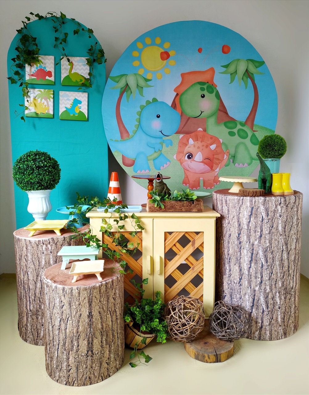 Dino Baby - Kit Diamante 3 - Beca Decorações
