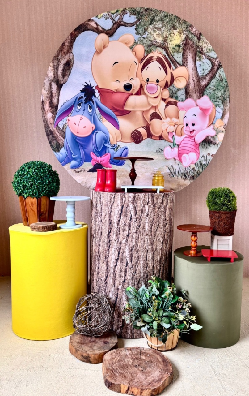 Ursinho Pooh (Kit Prata 02)  - Beca Decorações