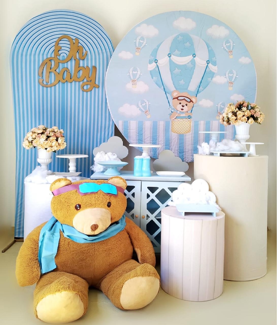 Ursinho Baloeiro - Kit Diamante  - Beca Decorações