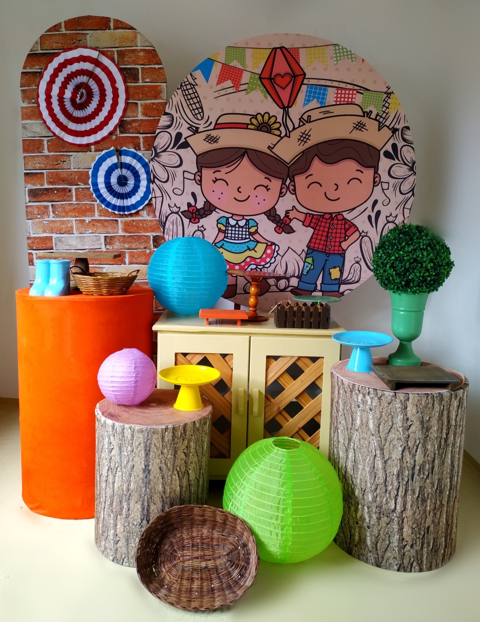 Junino Casalzinho - Kit Diamante  - Beca Decorações