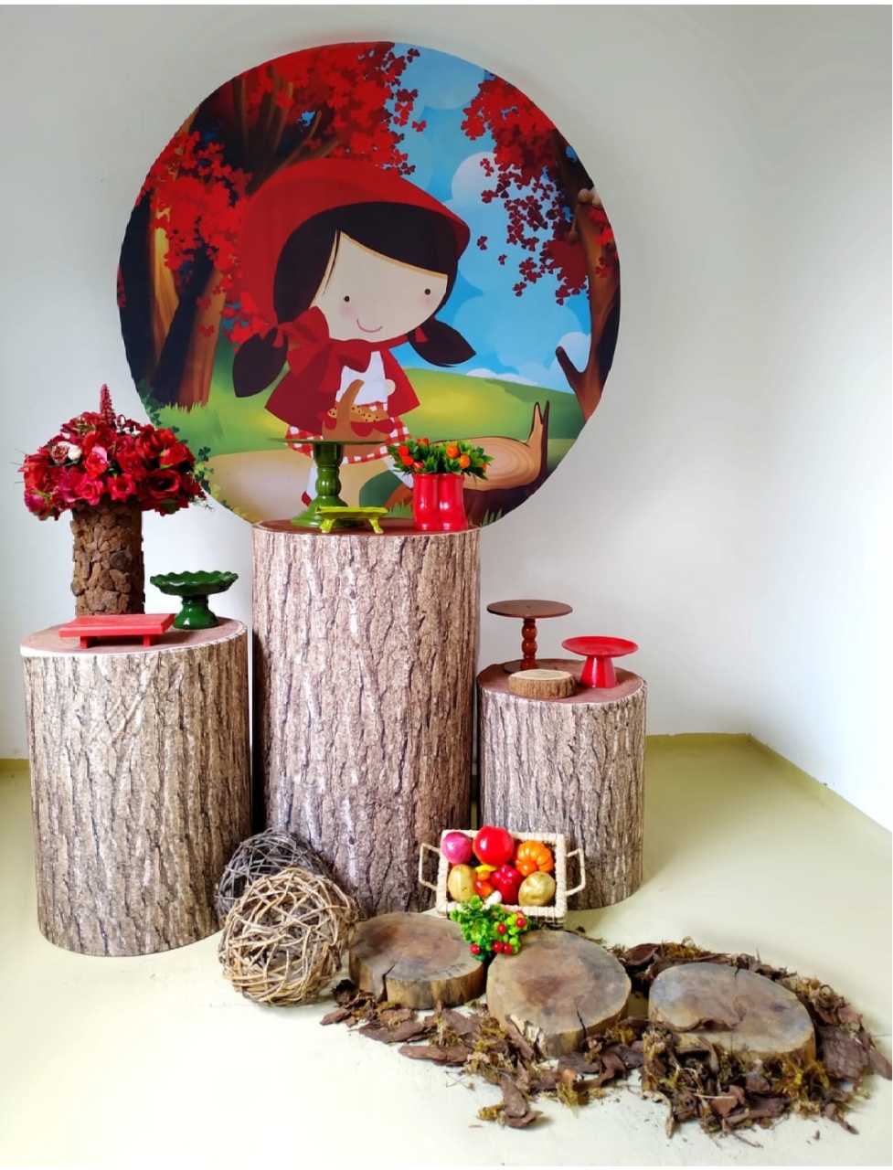 Chapeuzinho Vermelho - Kit Prata - Beca Decorações