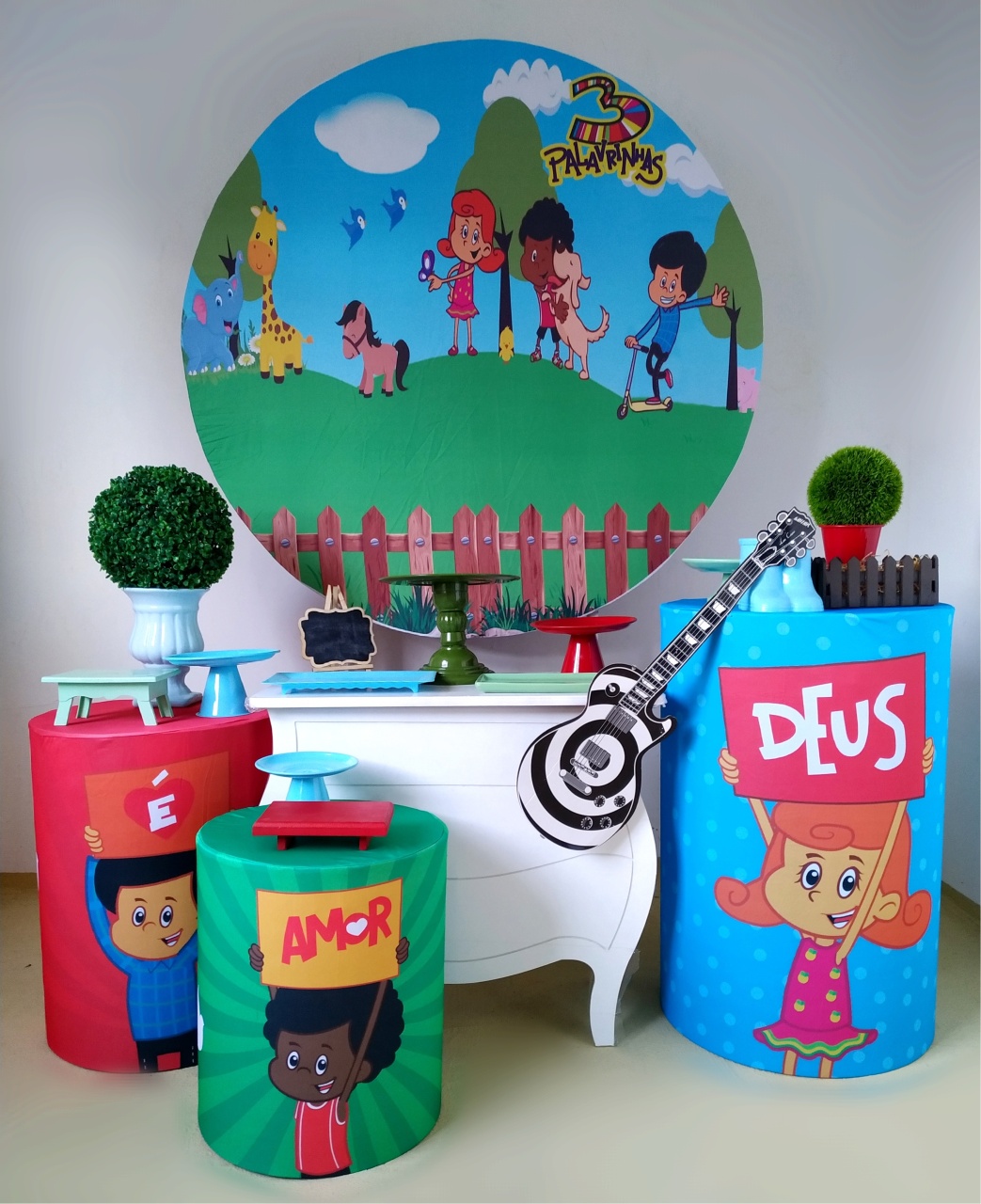 3 Palavrinhas (Kit Ouro)  - Beca Decorações