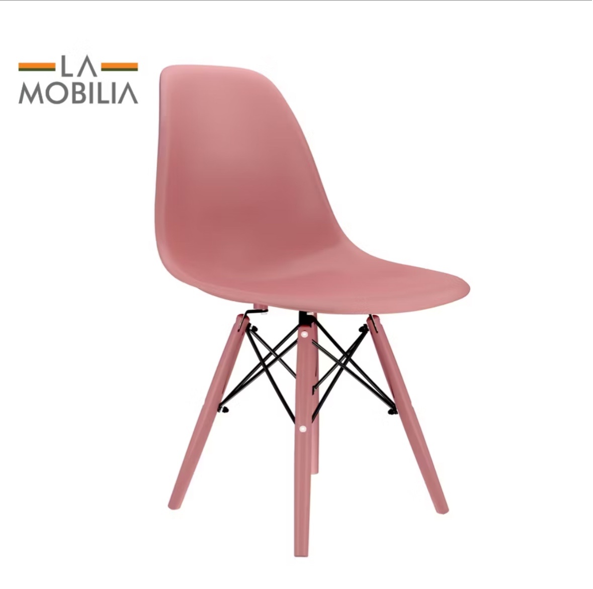 Cadeira Eames Opala Rosa - Beca Decorações
