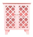 Cômoda Treliça 2 Portas Rosa Bebê (Locação) - imagem 3