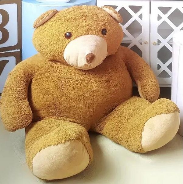 Urso de Chão Marrom (Locação) - Beca Decorações