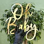 Letreiro Oh Baby Acrílico (Locação) - imagem 1