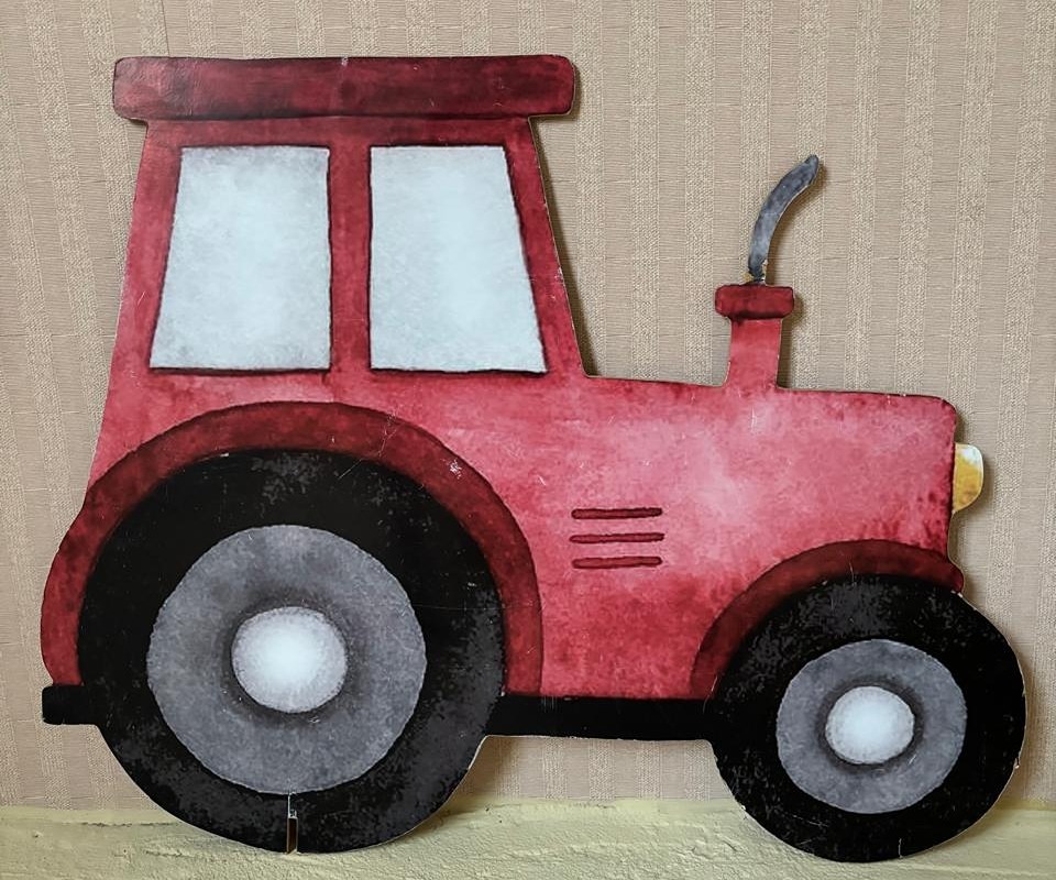 Display Trator Fazendinha (Locação) - Beca Decorações