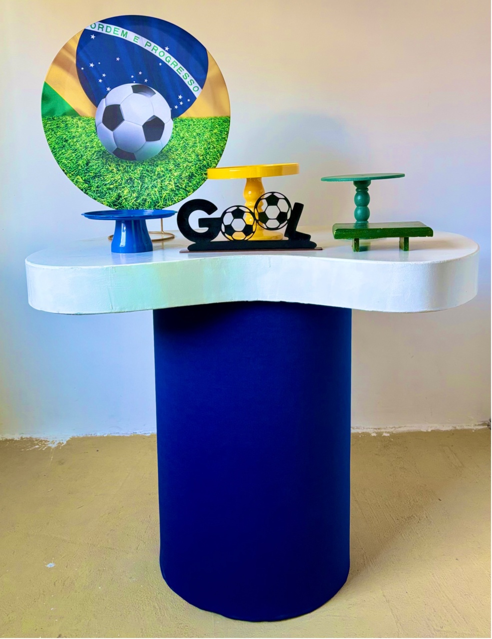 Copa- Mesa Orgânica (Kit Mesa) - Beca Decorações