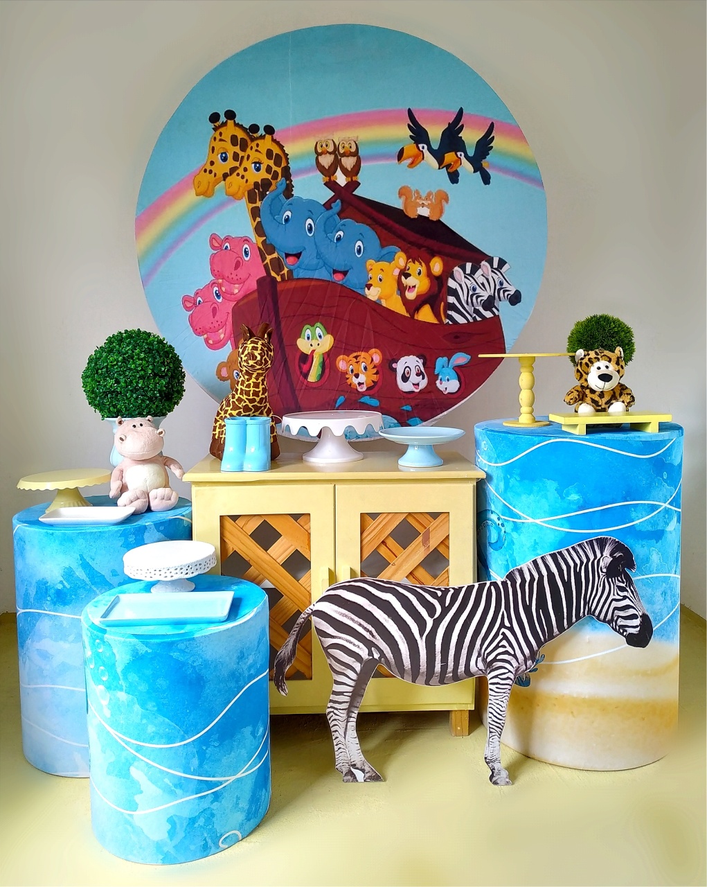 Arca de Noé - Kit Ouro - Beca Decorações