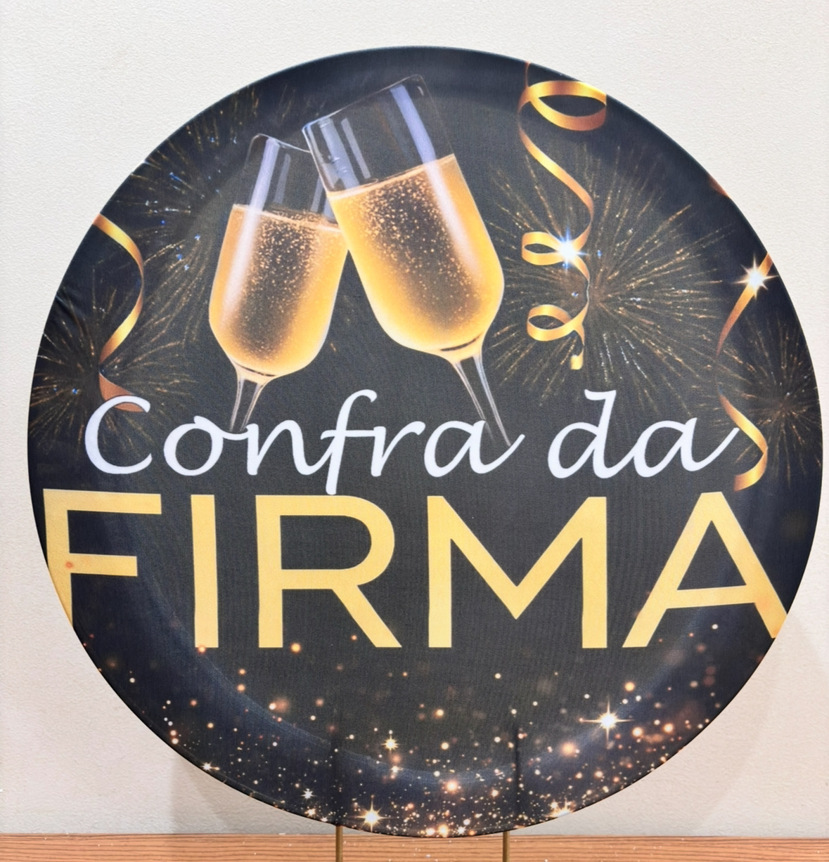 Mini Painel Confra da Firma - Beca Decorações