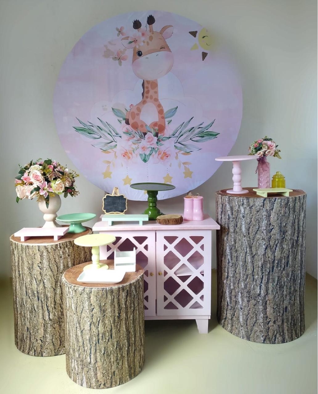 Girafinha - Kit Ouro - Beca Decorações