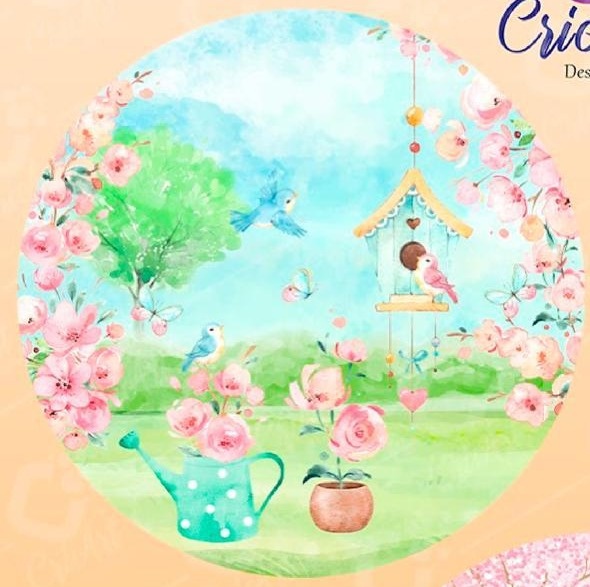 Mini Painel Jardim - Beca Decorações